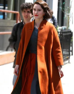 The Marvelous Mrs.Maisel Rachel Brosnahan Wool Coat 